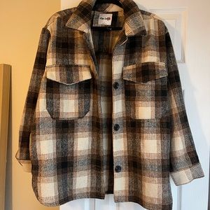 Oversized Flannel Jacket